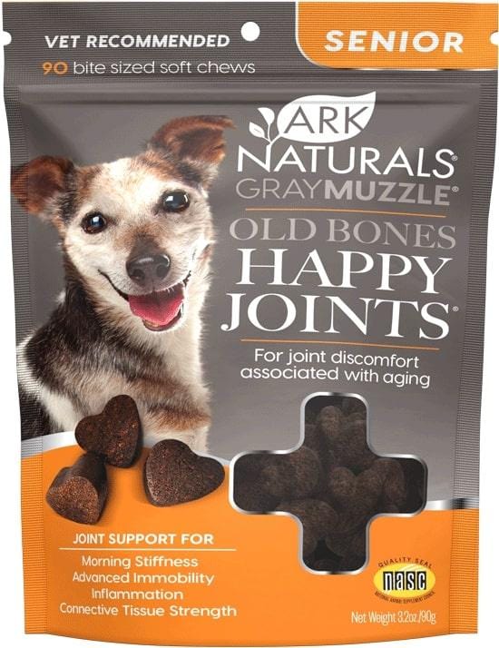 Ark Naturals Gray Muzzle Old Dogs! Happy Joints! Dog Treats