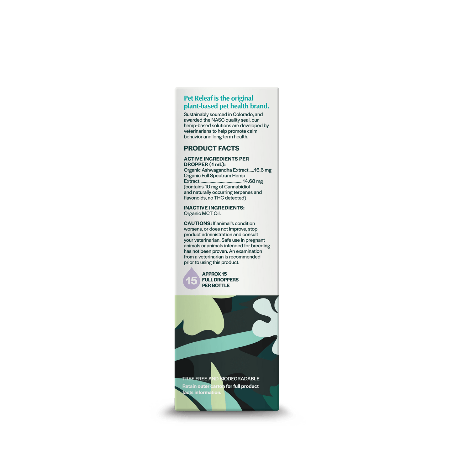 Pet Releaf Stress Releaf Mini Hemp Oil for Dogs and Cats