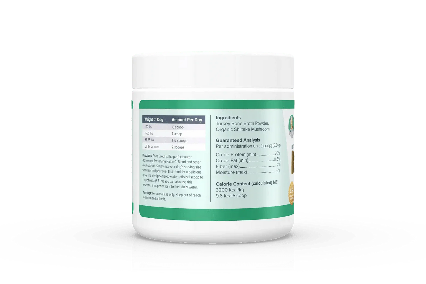 DR. MARTY Better Life Boosters Bone Broth Powder Health Supplement for Dogs