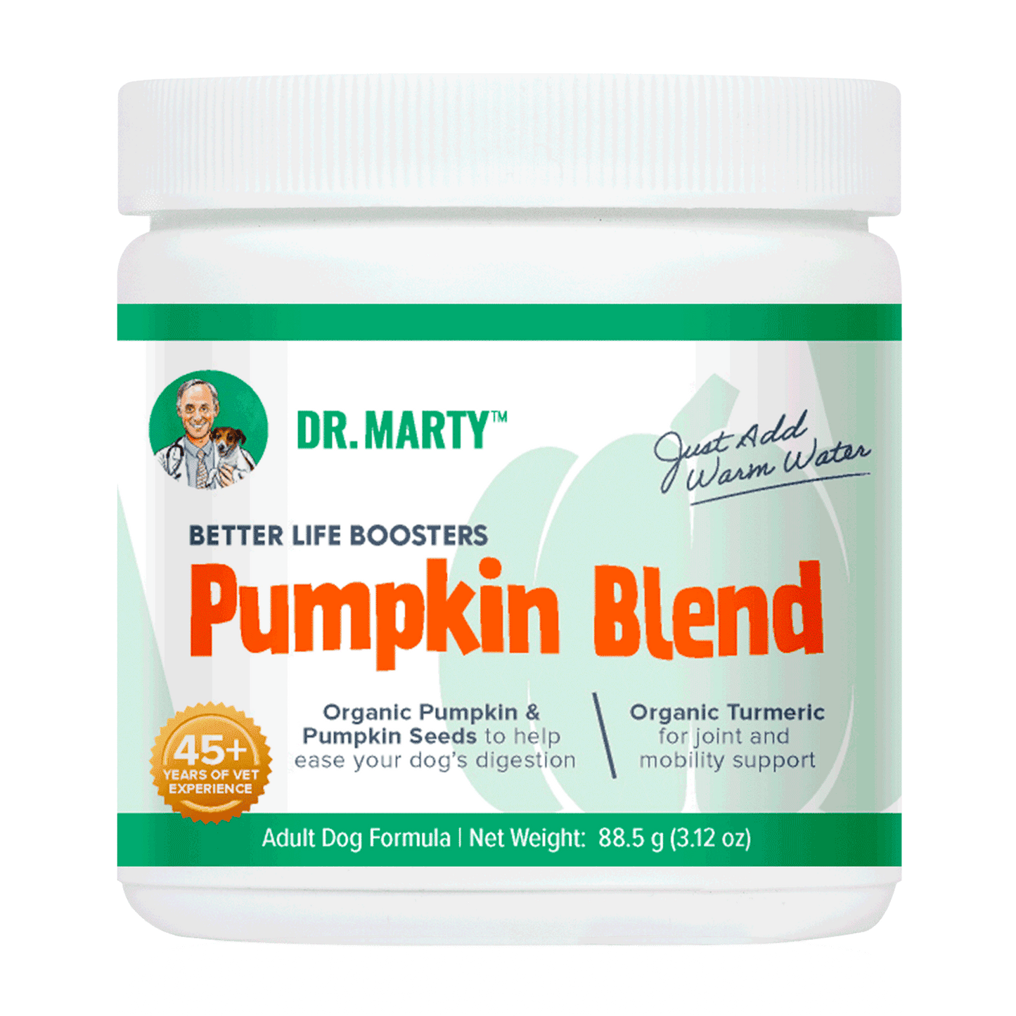 DR. MARTY Better Life Boosters Pumpkin Blend Powder Health Supplement for Dogs