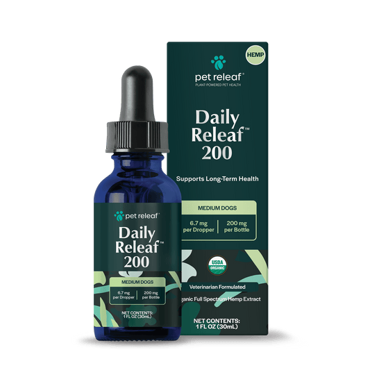 Pet Releaf Daily Releaf 200mg Hemp Oil for Medium Dogs