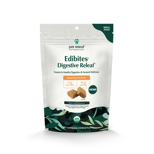 Pet Releaf Digestive Releaf Edibites Sweet Potato Pie Flavor for Small Dogs