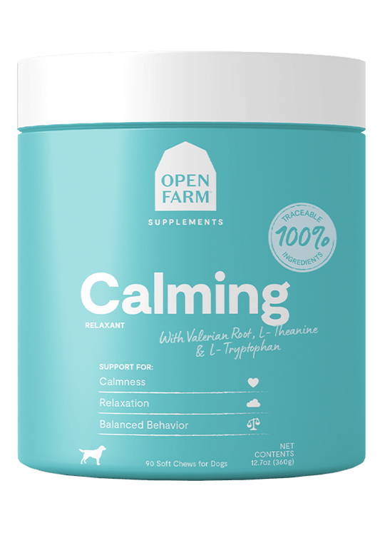 Open Farm Calming Supplement Chews for Dogs