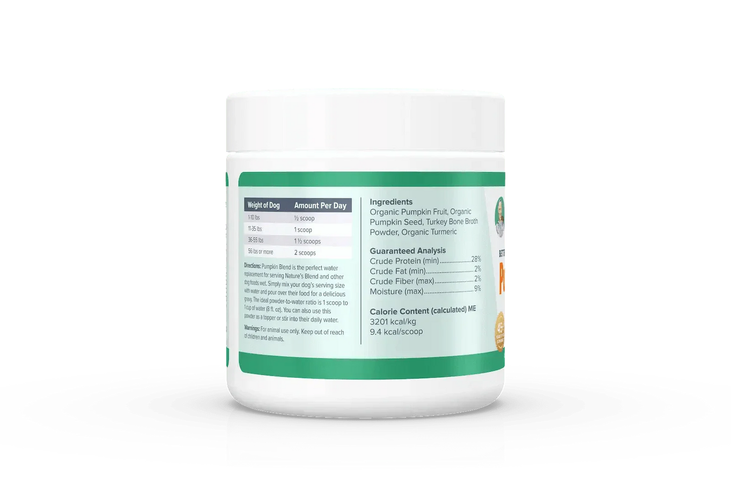DR. MARTY Better Life Boosters Pumpkin Blend Powder Health Supplement for Dogs