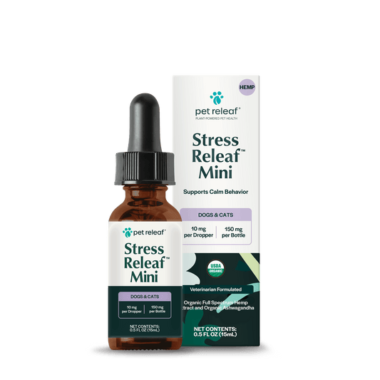 Pet Releaf Stress Releaf Mini Hemp Oil for Dogs and Cats